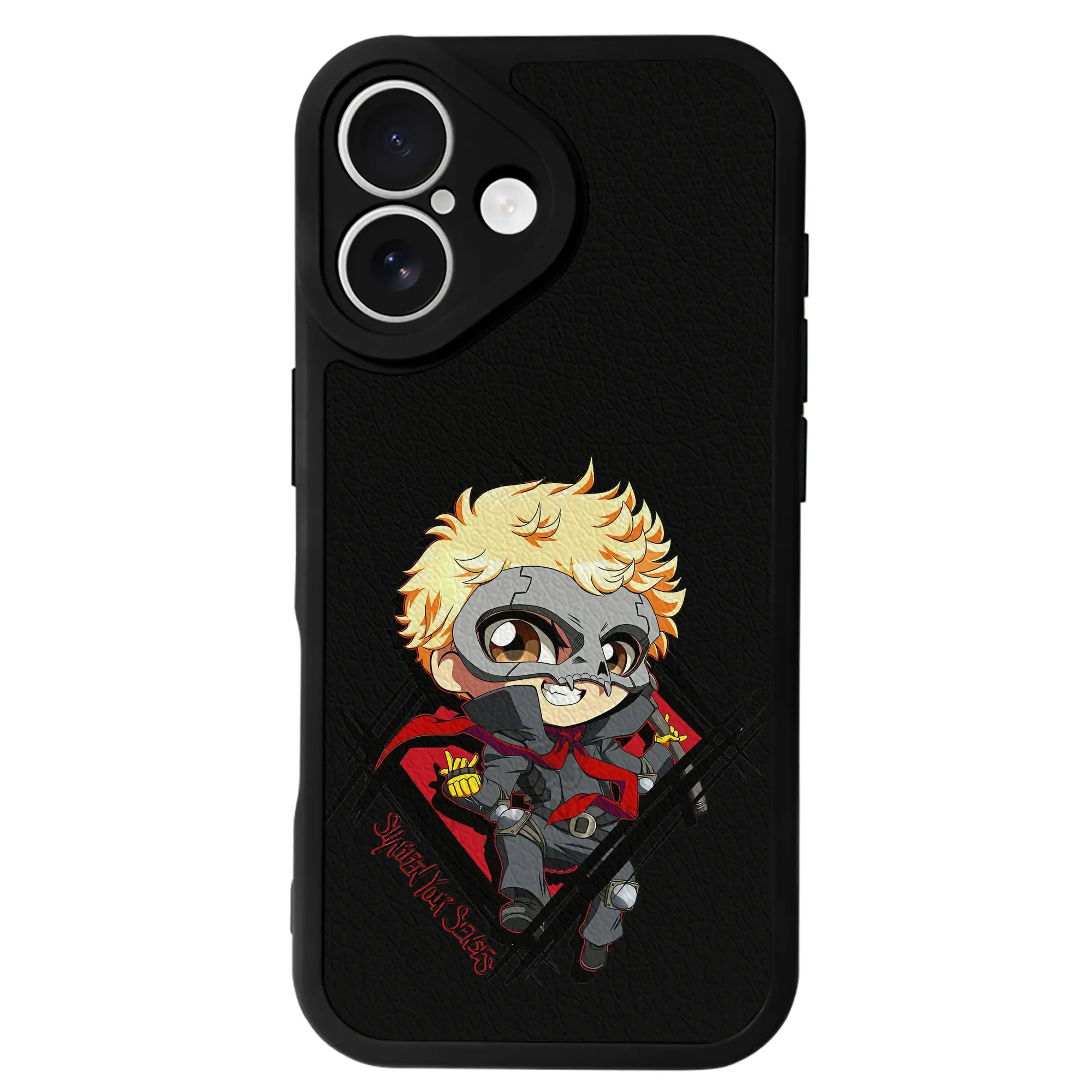 ペルソナ グッズ,坂本竜司 - IPhone 16シリーズ対応 ・ シリコンスマホケース ・ レザー調 ・ 高精度フィット ・ 耐衝撃 ・ ワイヤレス充電対応 ・ 精密カット